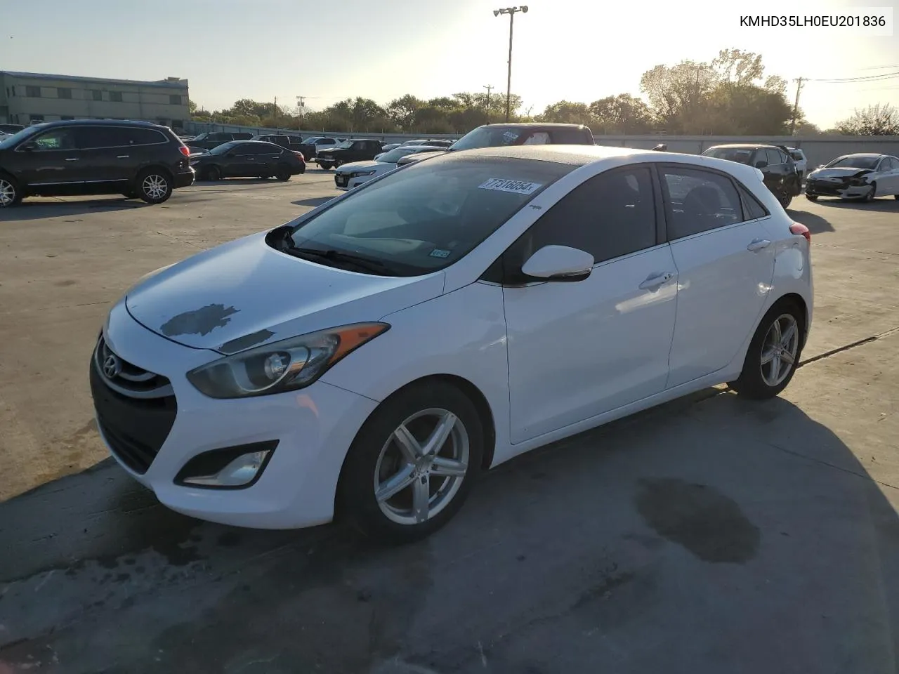 2014 Hyundai Elantra Gt VIN: KMHD35LH0EU201836 Lot: 77316054