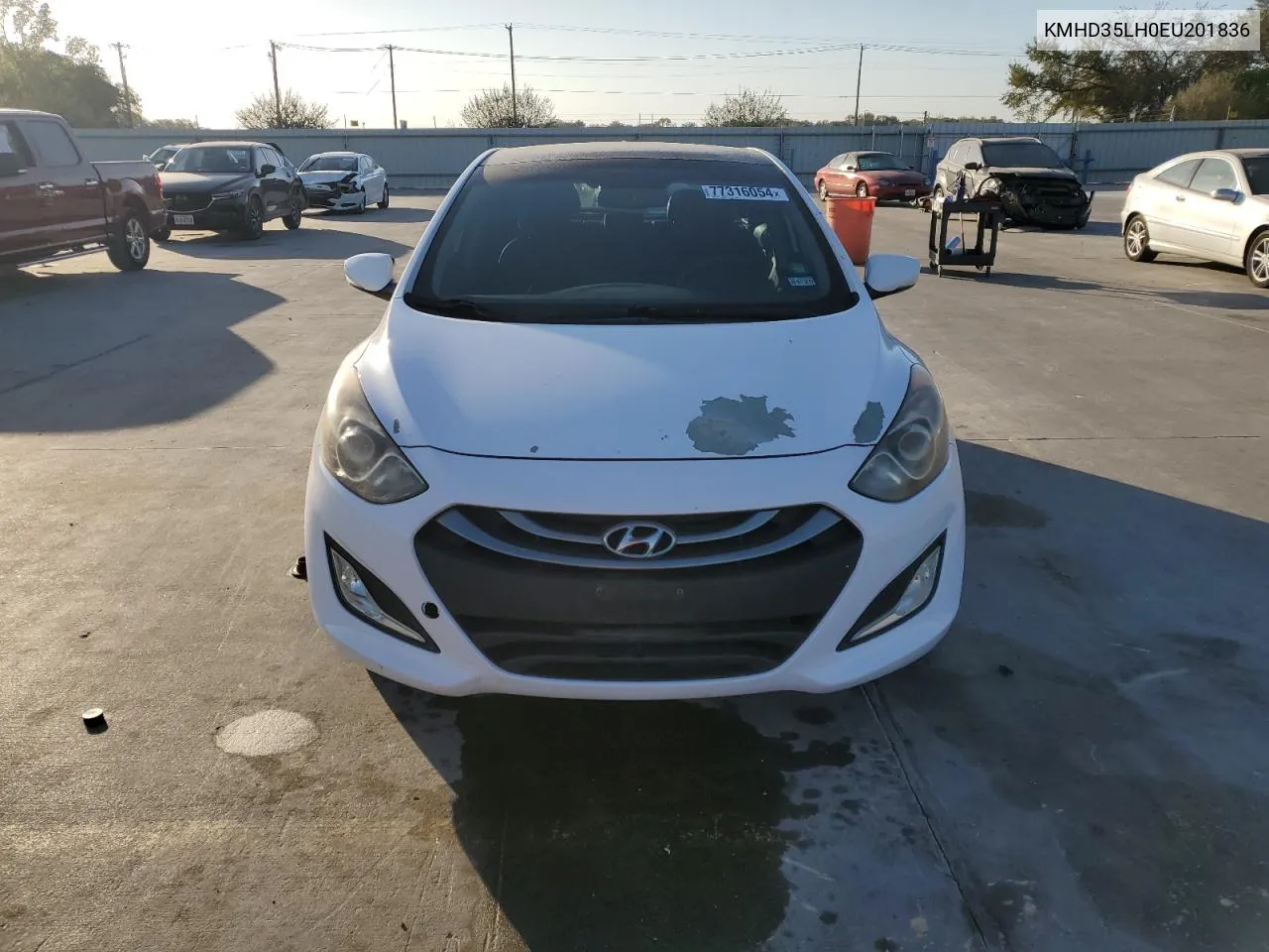 2014 Hyundai Elantra Gt VIN: KMHD35LH0EU201836 Lot: 77316054