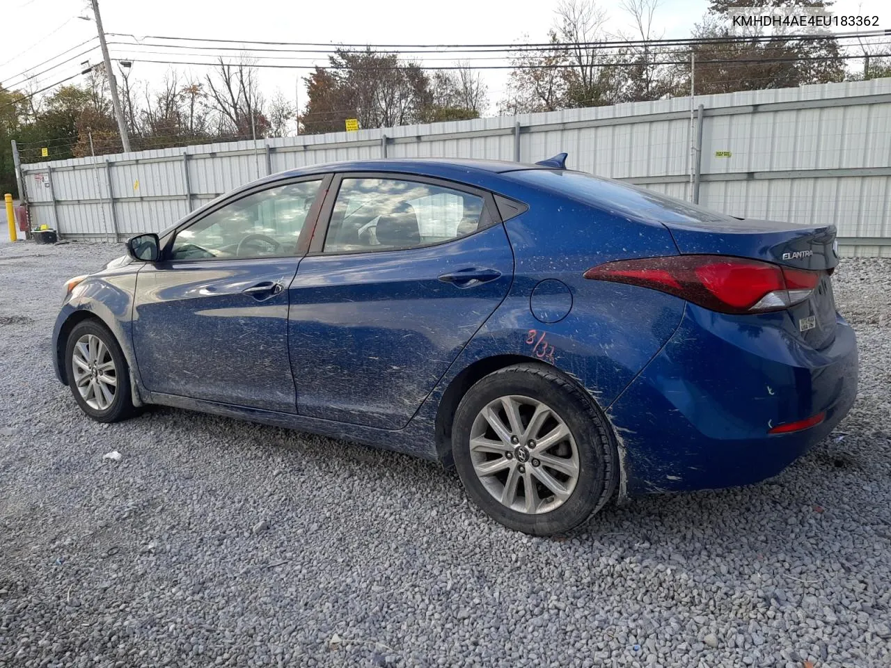 2014 Hyundai Elantra Se VIN: KMHDH4AE4EU183362 Lot: 77675824