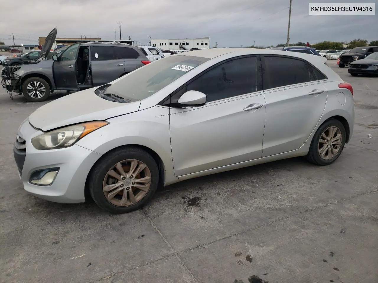 2014 Hyundai Elantra Gt VIN: KMHD35LH3EU194316 Lot: 78494814