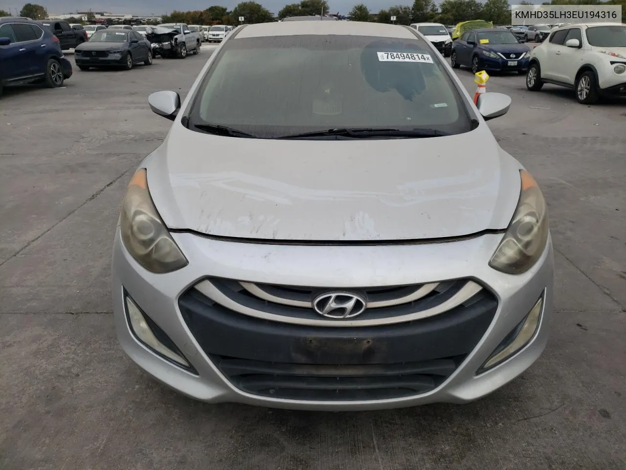 2014 Hyundai Elantra Gt VIN: KMHD35LH3EU194316 Lot: 78494814