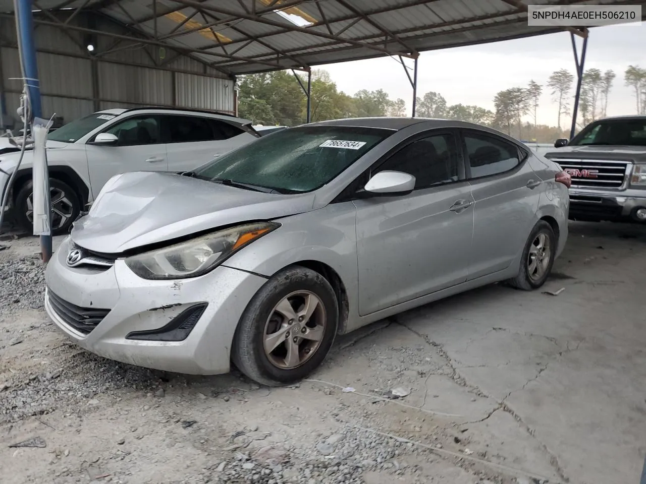 2014 Hyundai Elantra Se VIN: 5NPDH4AE0EH506210 Lot: 78657634