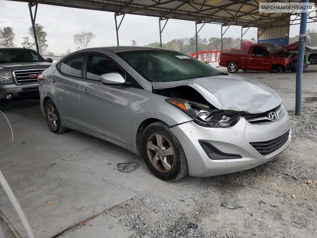 2014 Hyundai Elantra Se VIN: 5NPDH4AE0EH506210 Lot: 78657634