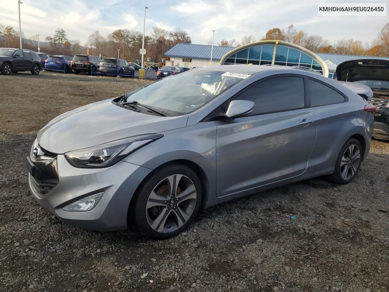 2014 Hyundai Elantra Coupe Gs VIN: KMHDH6AH9EU026450 Lot: 78877434