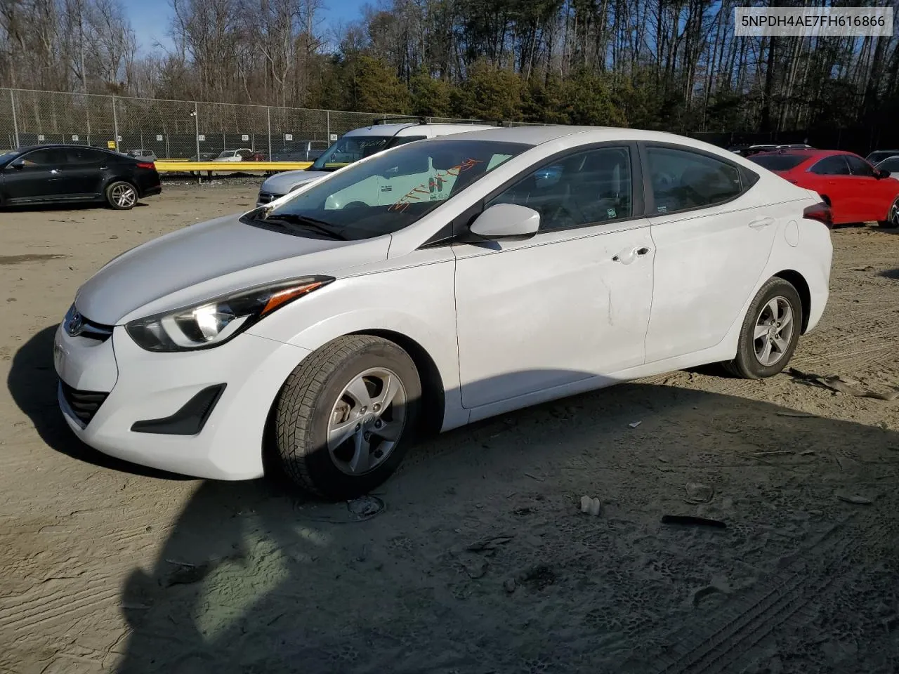 2015 Hyundai Elantra Se VIN: 5NPDH4AE7FH616866 Lot: 39941484