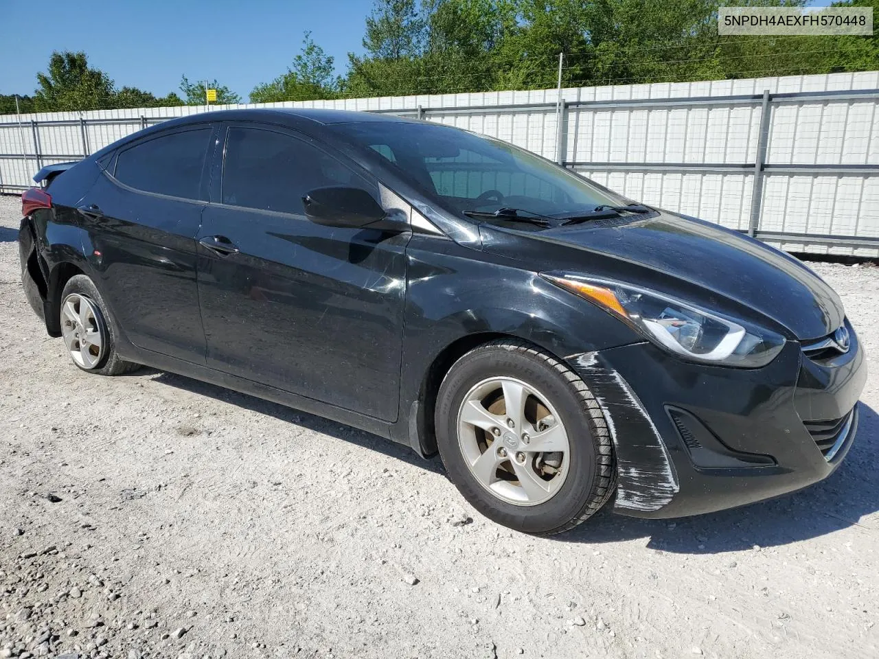 2015 Hyundai Elantra Se VIN: 5NPDH4AEXFH570448 Lot: 51793314