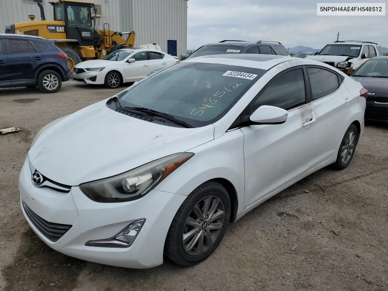 5NPDH4AE4FH548512 2015 Hyundai Elantra Se