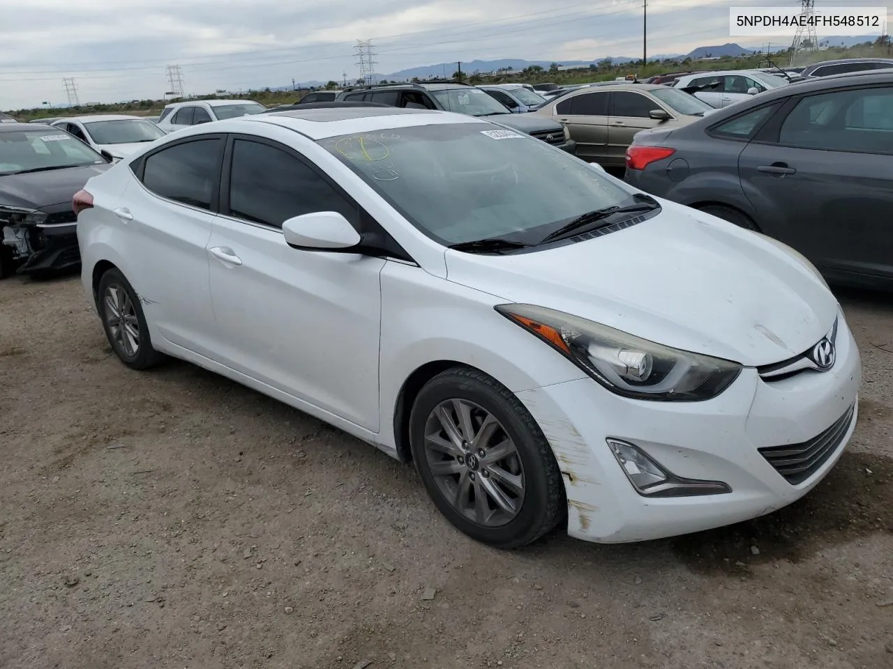 5NPDH4AE4FH548512 2015 Hyundai Elantra Se