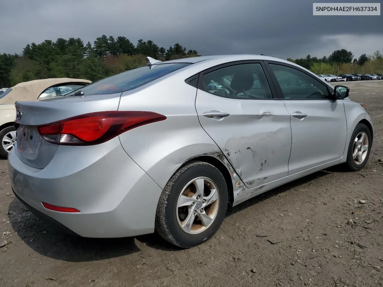 2015 Hyundai Elantra Se VIN: 5NPDH4AE2FH637334 Lot: 52521684