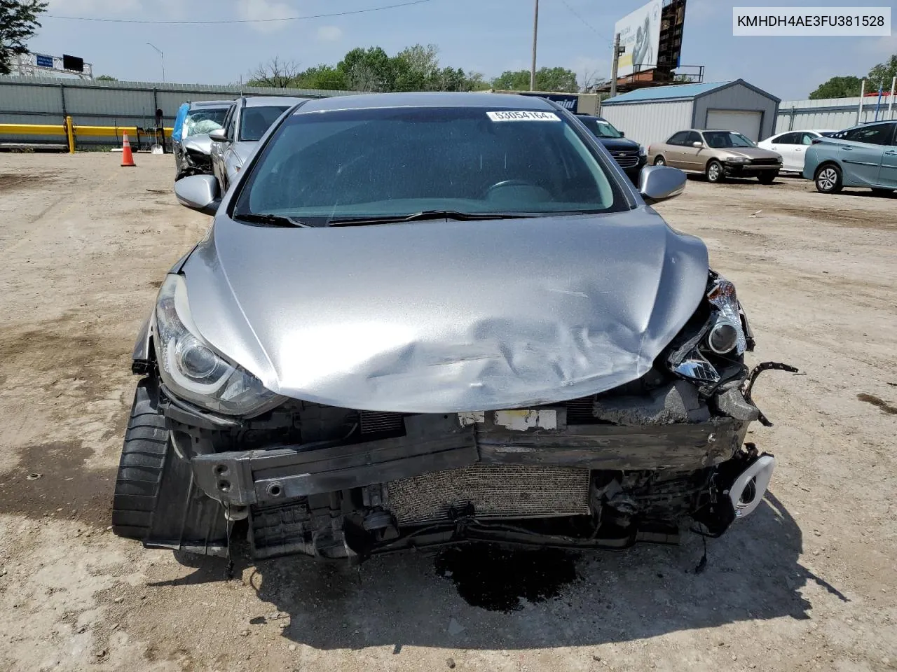 2015 Hyundai Elantra Se VIN: KMHDH4AE3FU381528 Lot: 53054164