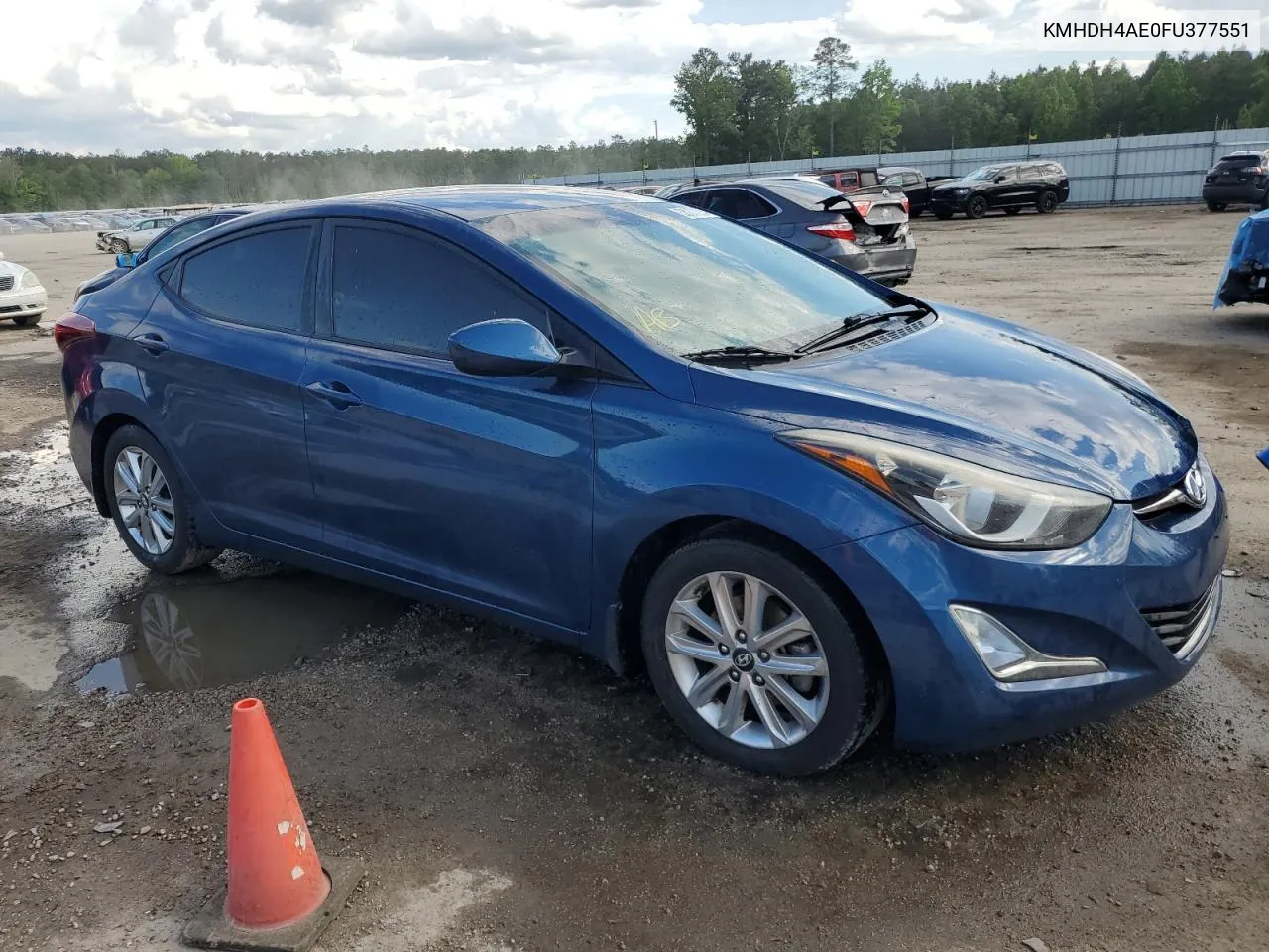 KMHDH4AE0FU377551 2015 Hyundai Elantra Se