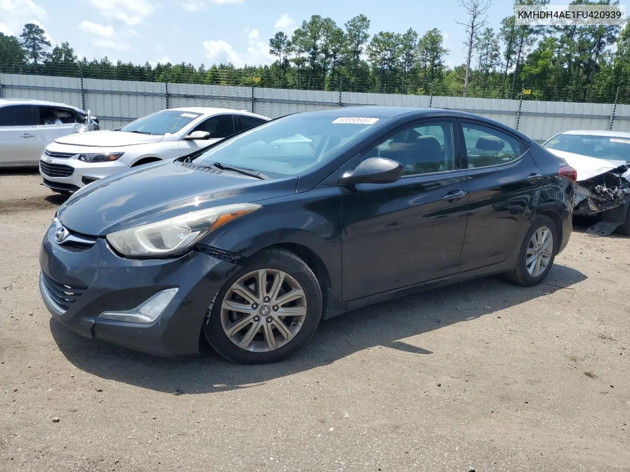 KMHDH4AE1FU420939 2015 Hyundai Elantra Se