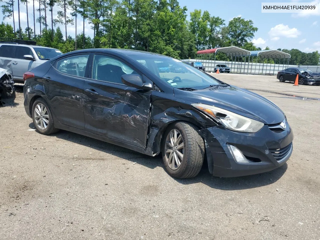 2015 Hyundai Elantra Se VIN: KMHDH4AE1FU420939 Lot: 60850684