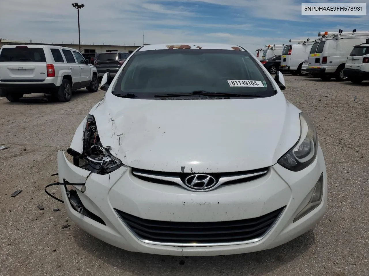 5NPDH4AE9FH578931 2015 Hyundai Elantra Se