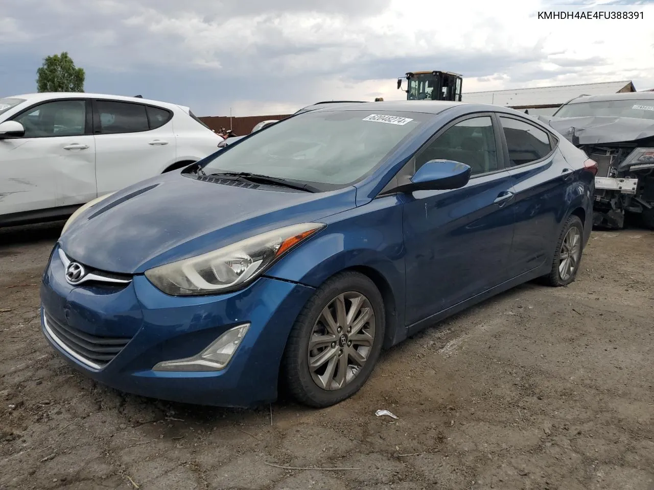 KMHDH4AE4FU388391 2015 Hyundai Elantra Se