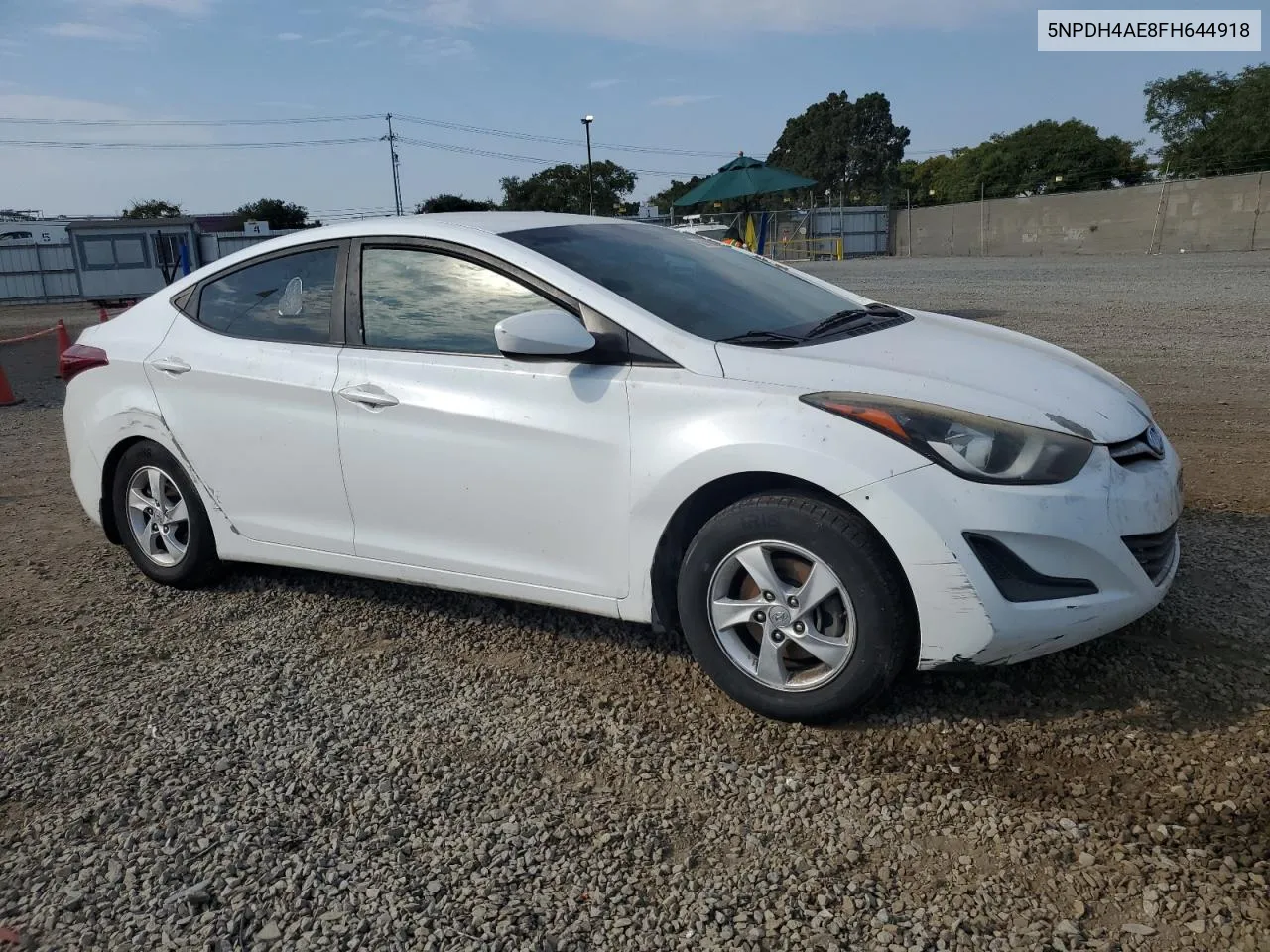 2015 Hyundai Elantra Se VIN: 5NPDH4AE8FH644918 Lot: 62713884