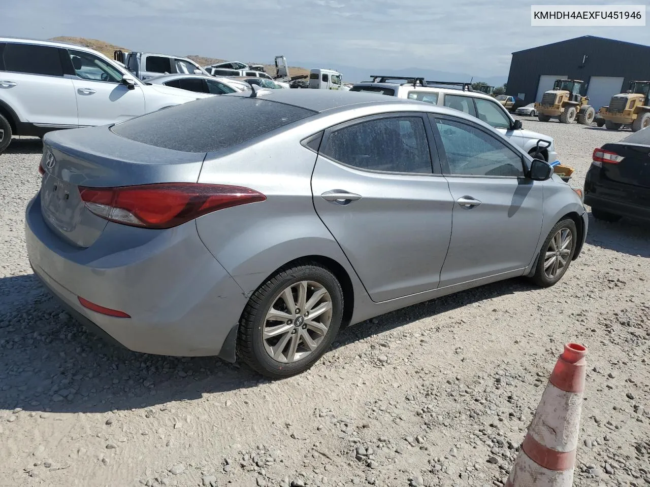 KMHDH4AEXFU451946 2015 Hyundai Elantra Se