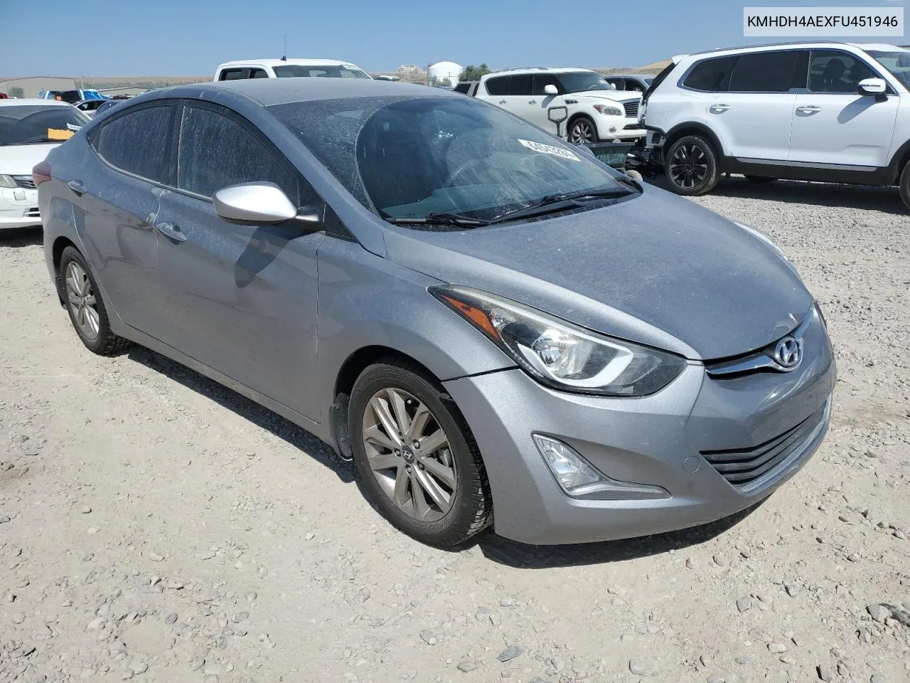 2015 Hyundai Elantra Se VIN: KMHDH4AEXFU451946 Lot: 64543284