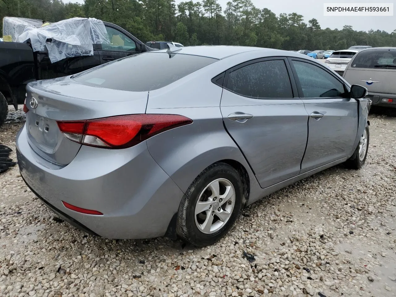 2015 Hyundai Elantra Se VIN: 5NPDH4AE4FH593661 Lot: 65026194