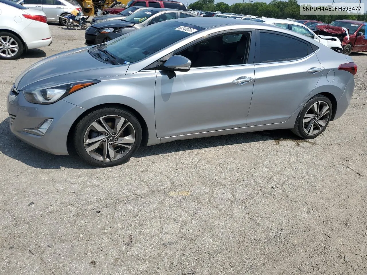 2015 Hyundai Elantra Se VIN: 5NPDH4AE0FH593477 Lot: 65148234