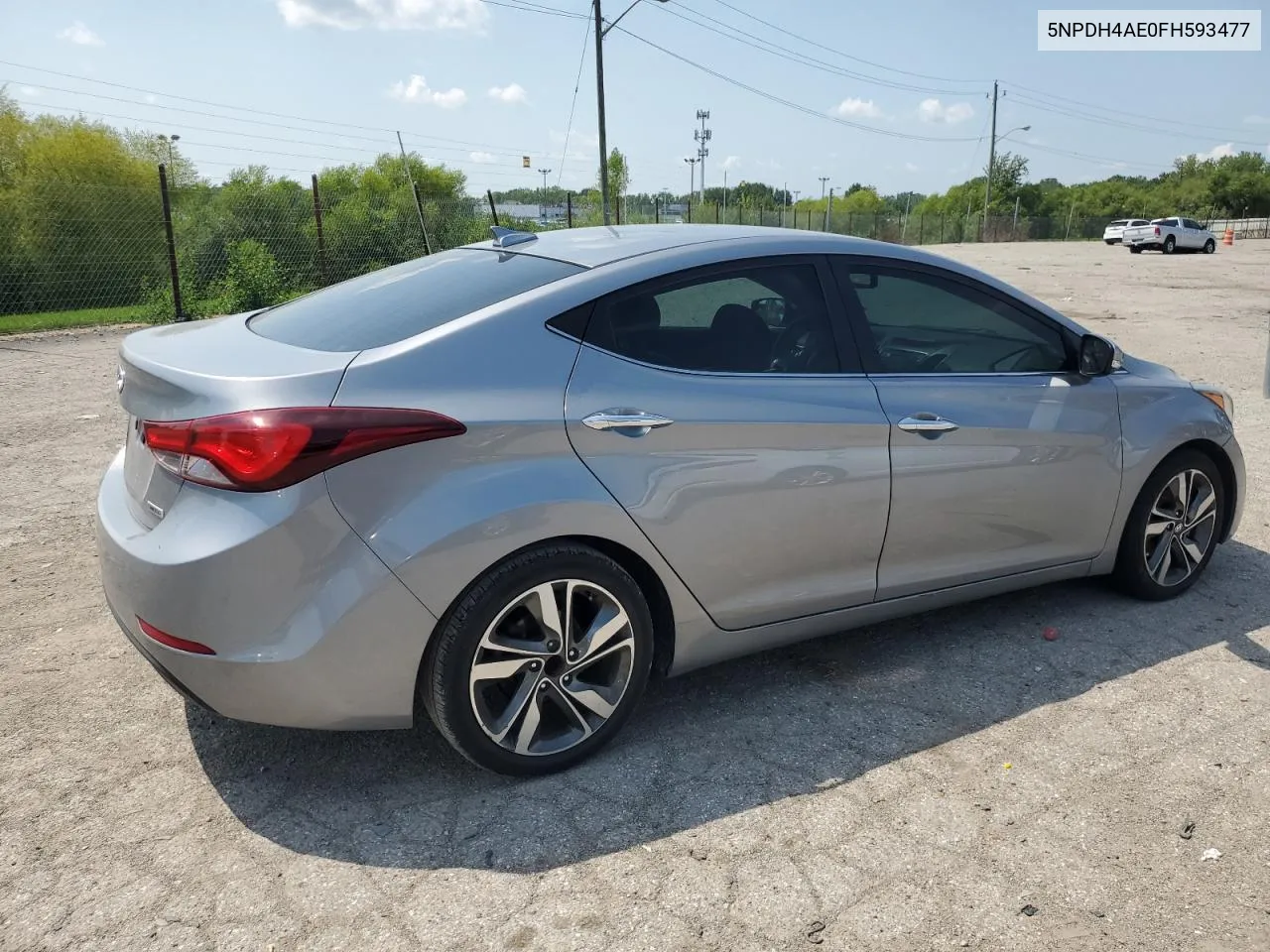 2015 Hyundai Elantra Se VIN: 5NPDH4AE0FH593477 Lot: 65148234