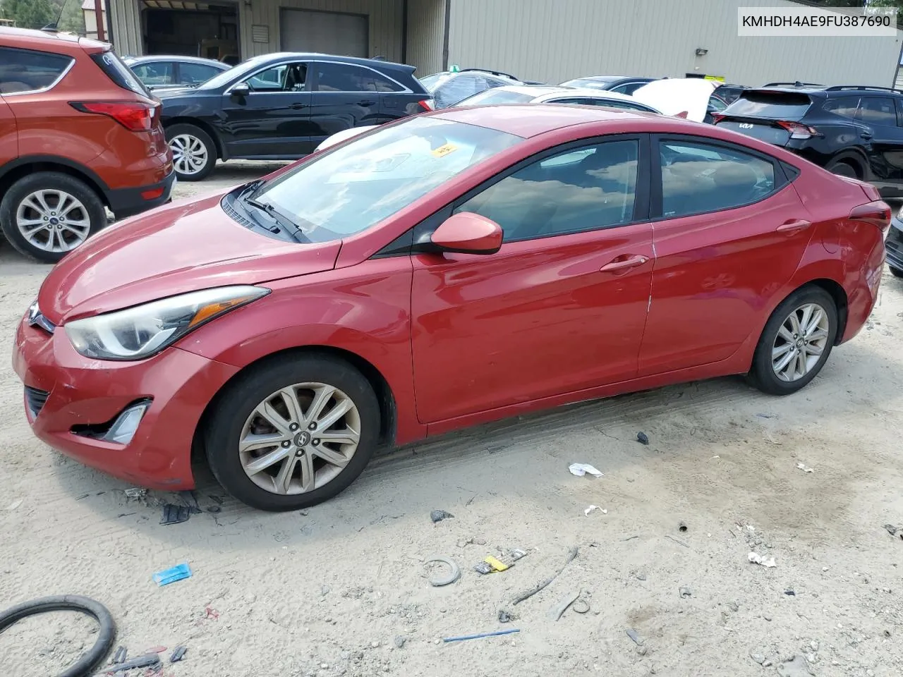 2015 Hyundai Elantra Se VIN: KMHDH4AE9FU387690 Lot: 65185234