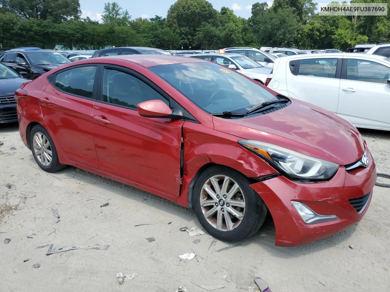 KMHDH4AE9FU387690 2015 Hyundai Elantra Se