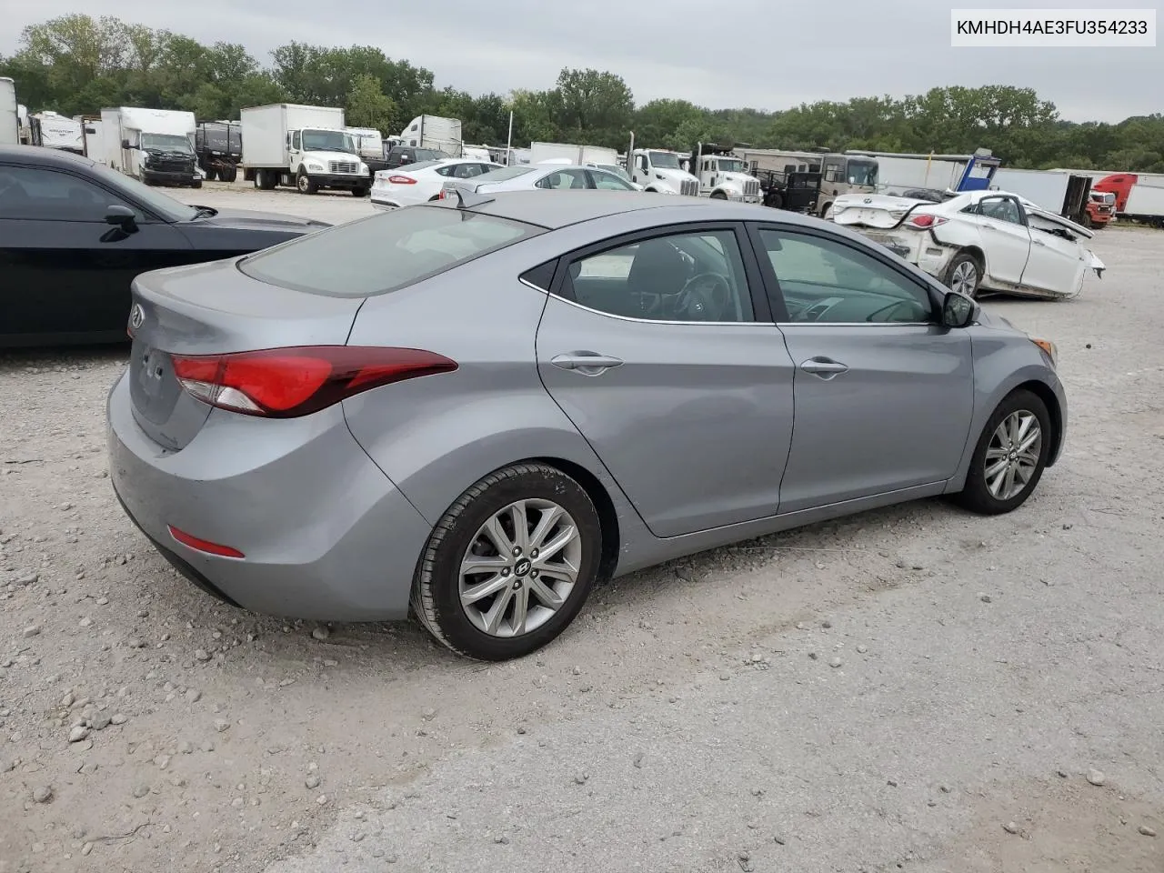 KMHDH4AE3FU354233 2015 Hyundai Elantra Se