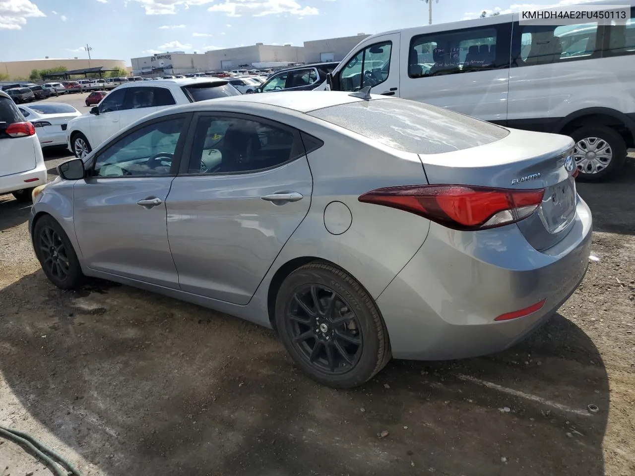 KMHDH4AE2FU450113 2015 Hyundai Elantra Se