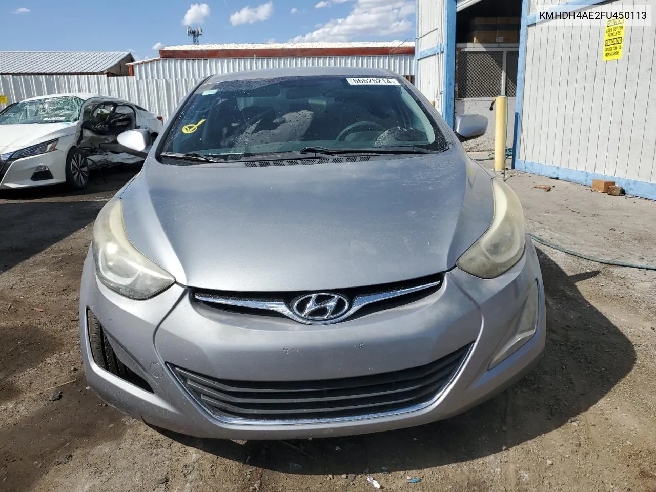 KMHDH4AE2FU450113 2015 Hyundai Elantra Se