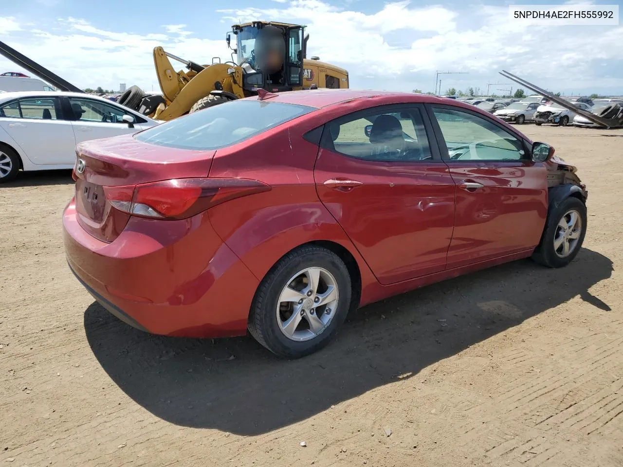 2015 Hyundai Elantra Se VIN: 5NPDH4AE2FH555992 Lot: 66741564