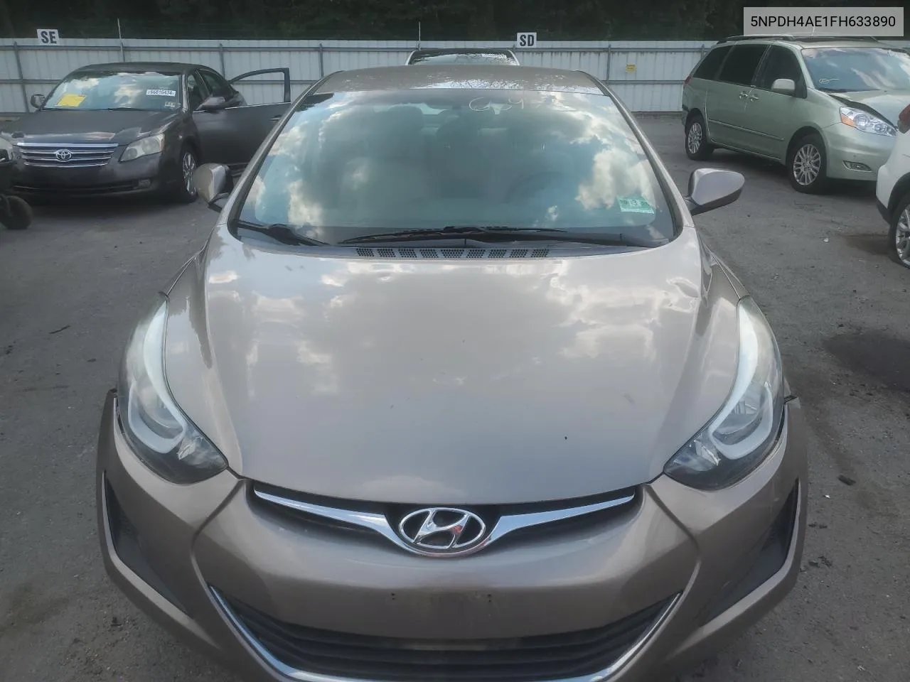 2015 Hyundai Elantra Se VIN: 5NPDH4AE1FH633890 Lot: 66971344