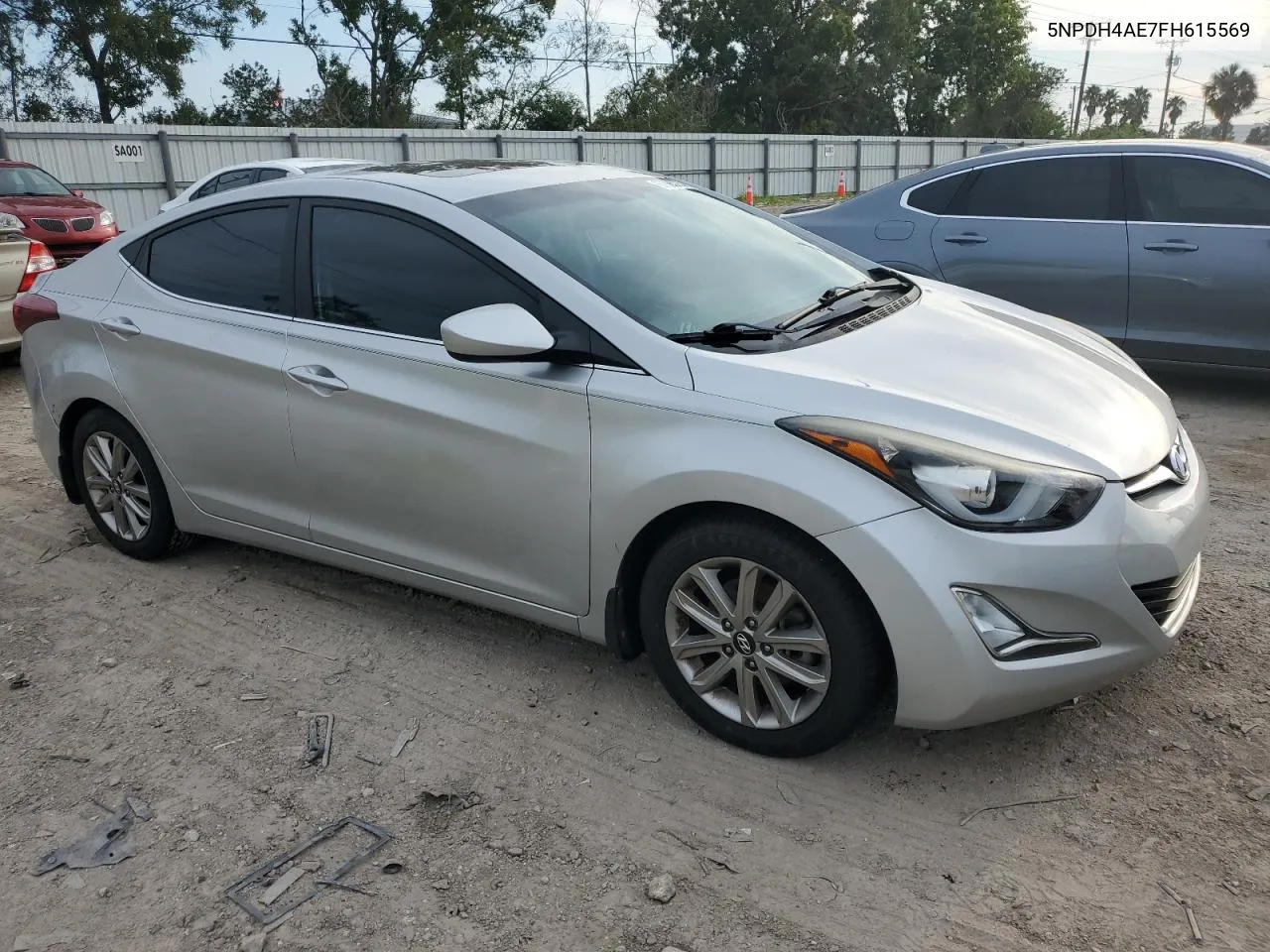 2015 Hyundai Elantra Se VIN: 5NPDH4AE7FH615569 Lot: 67685734