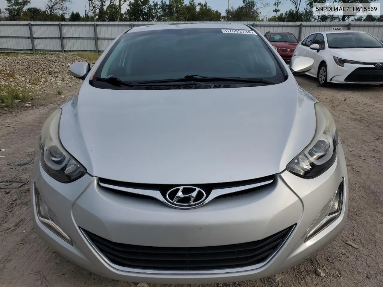 2015 Hyundai Elantra Se VIN: 5NPDH4AE7FH615569 Lot: 67685734