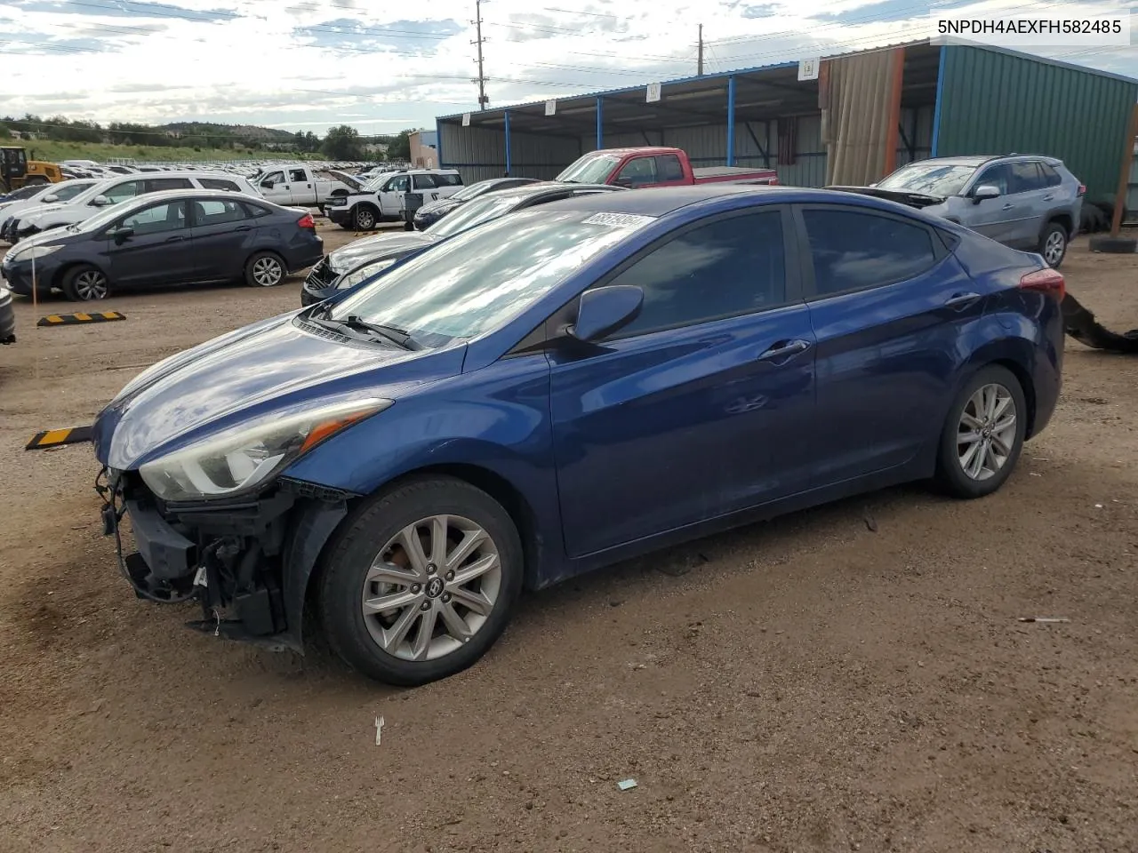 2015 Hyundai Elantra Se VIN: 5NPDH4AEXFH582485 Lot: 68519364