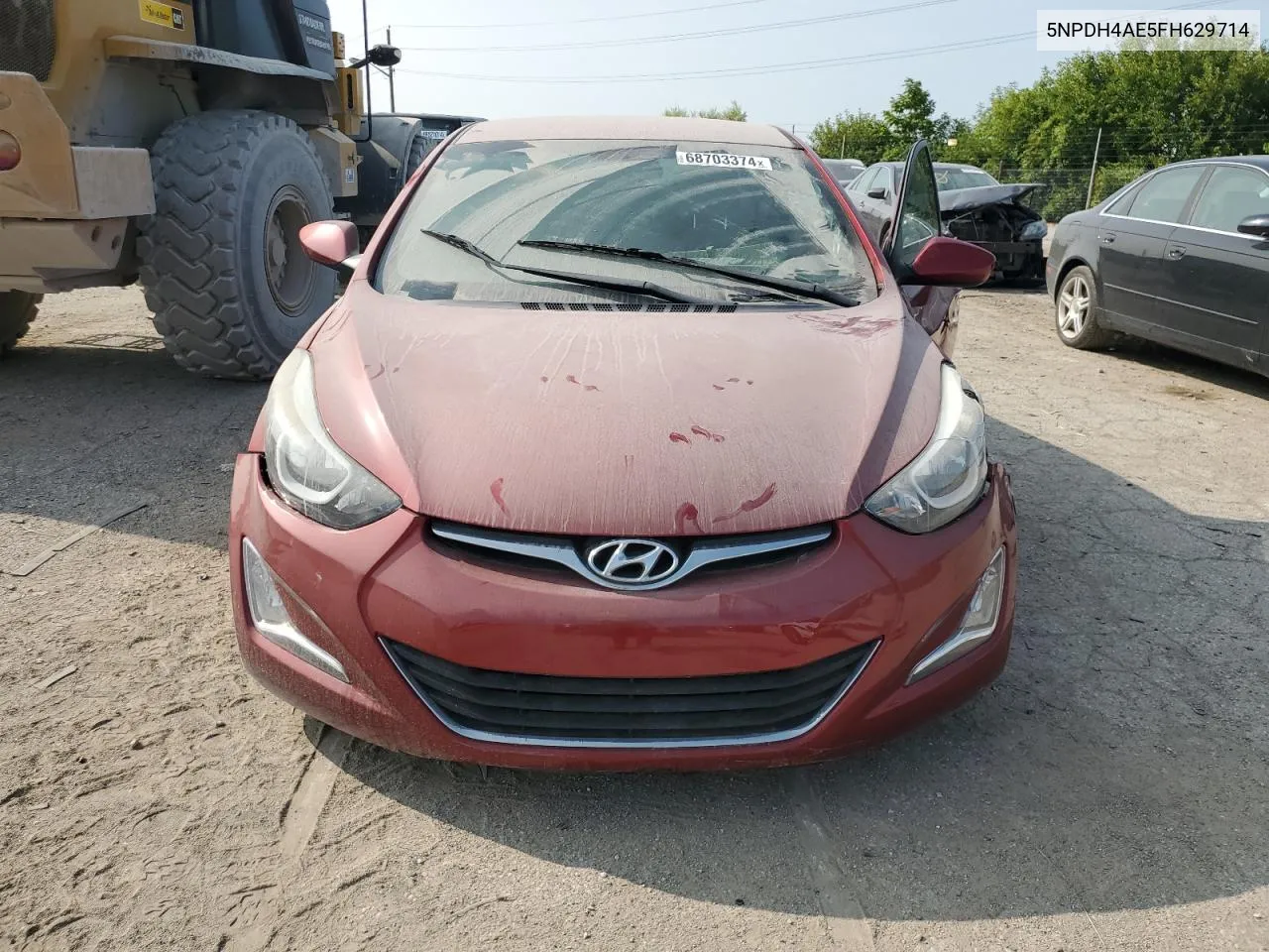 2015 Hyundai Elantra Se VIN: 5NPDH4AE5FH629714 Lot: 68703374