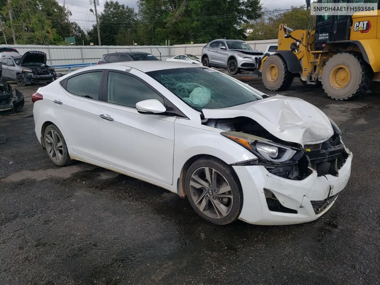 2015 Hyundai Elantra Se VIN: 5NPDH4AE1FH593584 Lot: 69528004