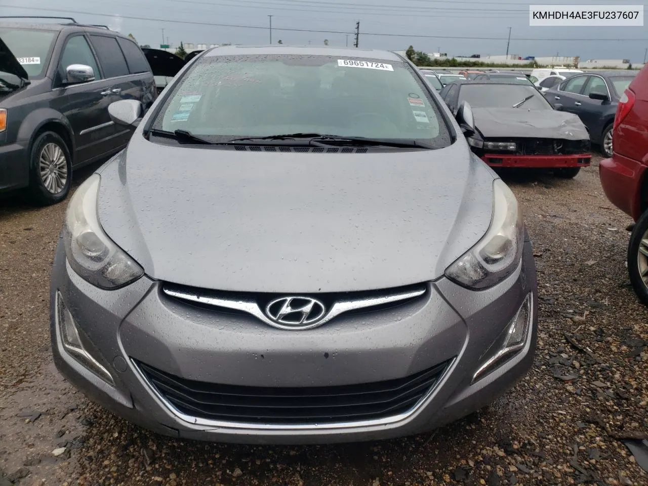 2015 Hyundai Elantra Se VIN: KMHDH4AE3FU237607 Lot: 69651724