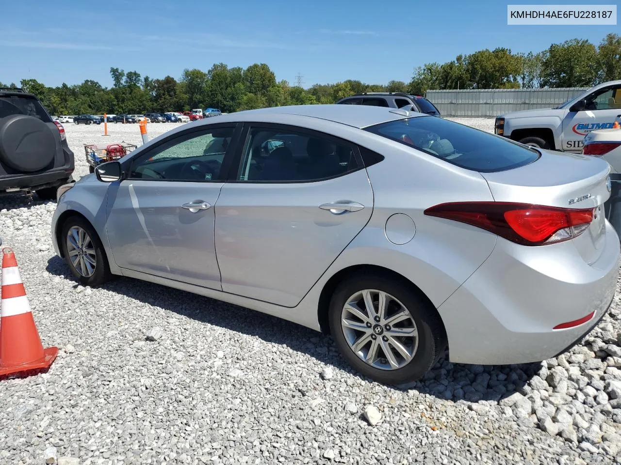 2015 Hyundai Elantra Se VIN: KMHDH4AE6FU228187 Lot: 69692844