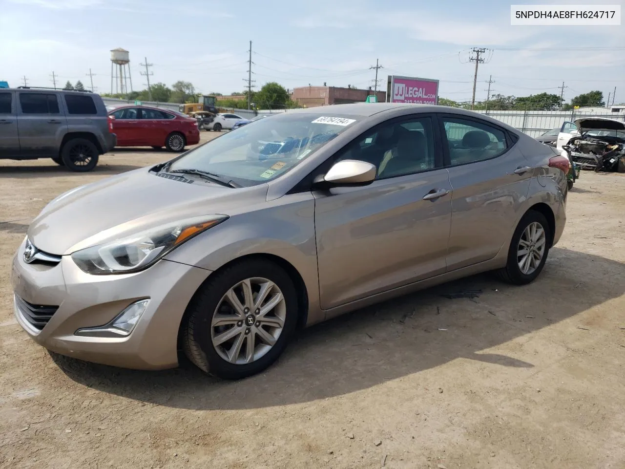 2015 Hyundai Elantra Se VIN: 5NPDH4AE8FH624717 Lot: 69764194