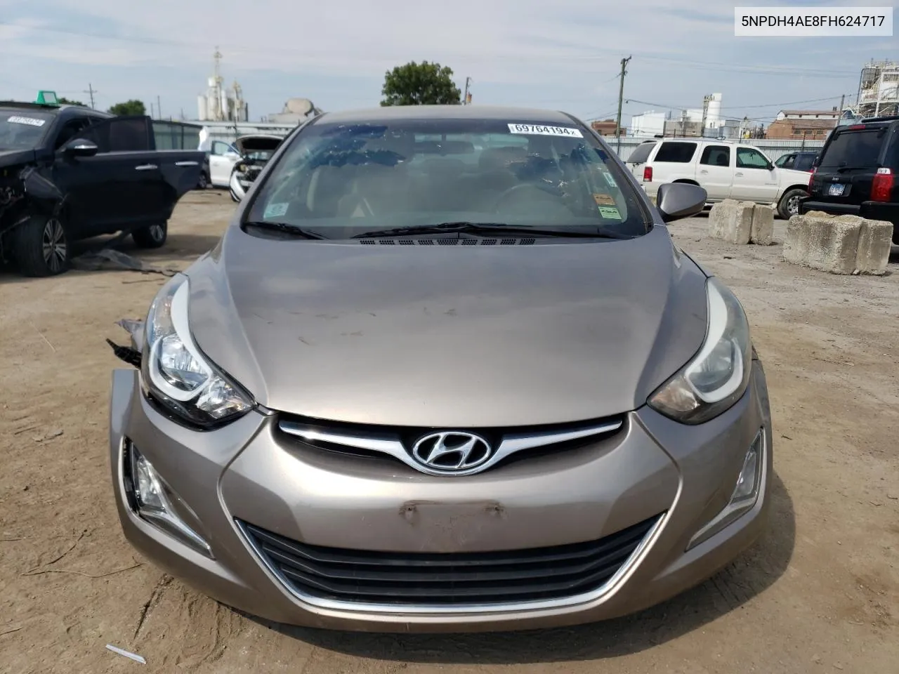 2015 Hyundai Elantra Se VIN: 5NPDH4AE8FH624717 Lot: 69764194