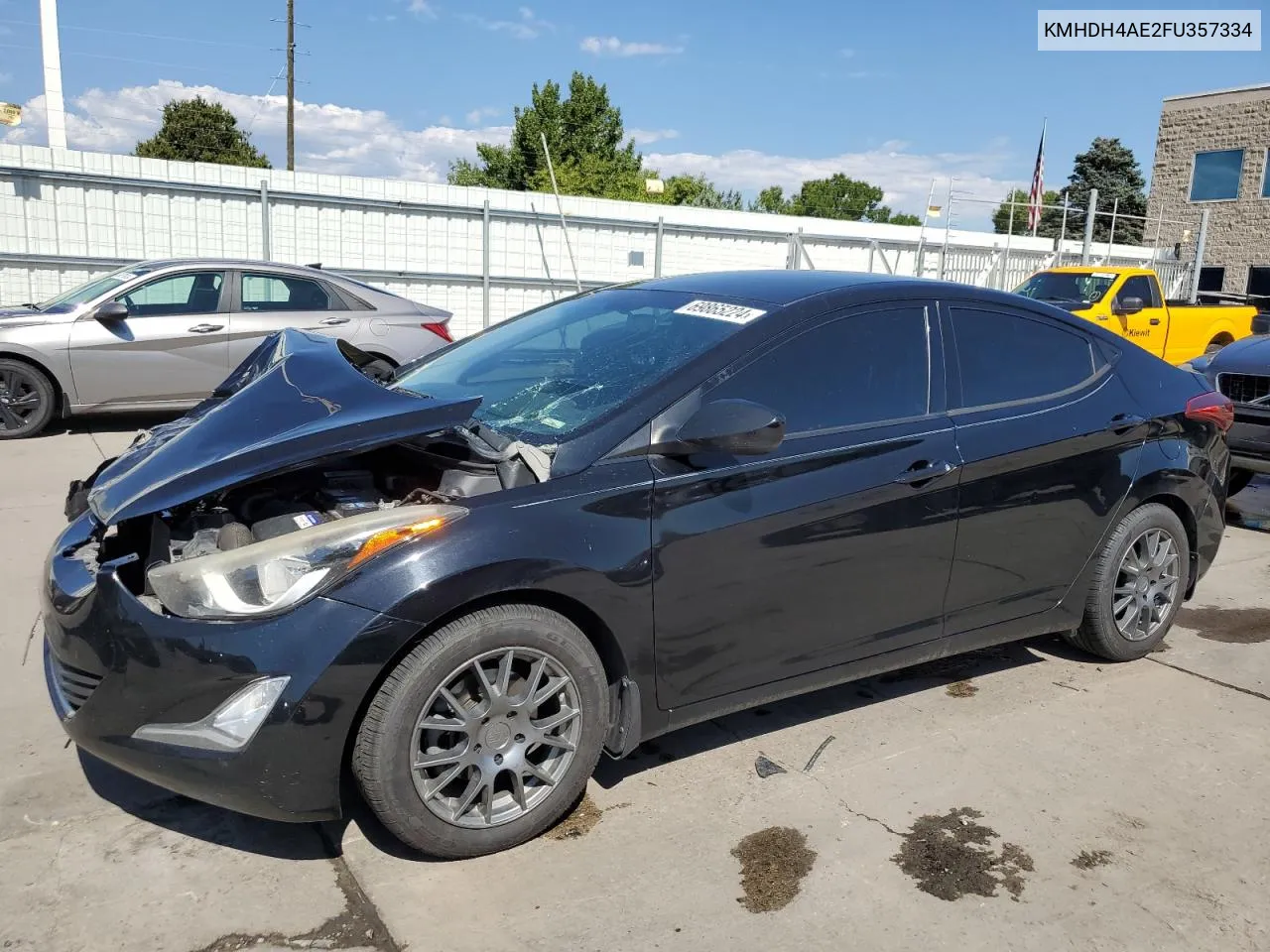 KMHDH4AE2FU357334 2015 Hyundai Elantra Se