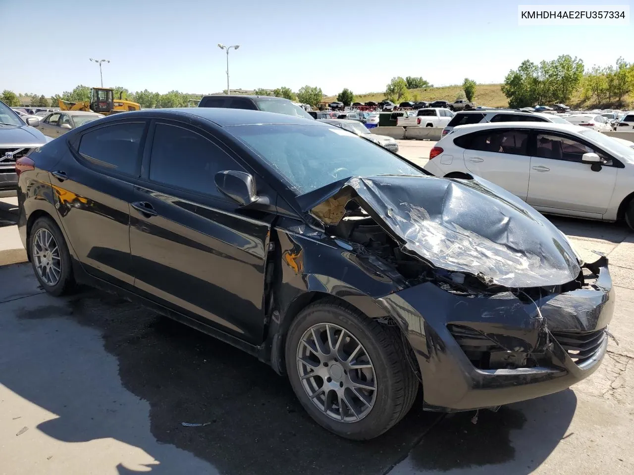 KMHDH4AE2FU357334 2015 Hyundai Elantra Se