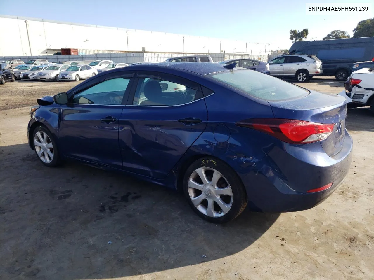 2015 Hyundai Elantra Se VIN: 5NPDH4AE5FH551239 Lot: 70135334