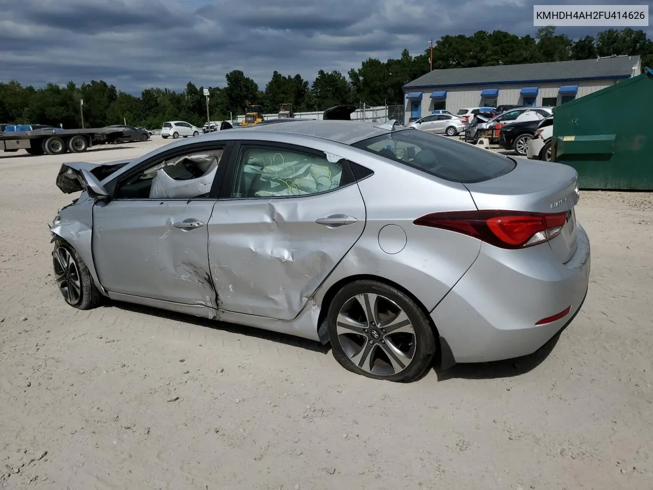 KMHDH4AH2FU414626 2015 Hyundai Elantra Se