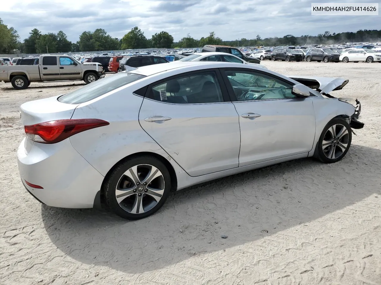 KMHDH4AH2FU414626 2015 Hyundai Elantra Se