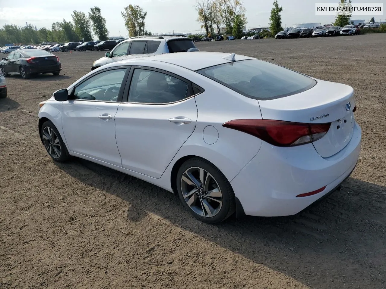 2015 Hyundai Elantra Se VIN: KMHDH4AH4FU448728 Lot: 70296024