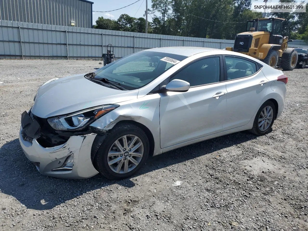 2015 Hyundai Elantra Se VIN: 5NPDH4AE4FH601399 Lot: 70300664