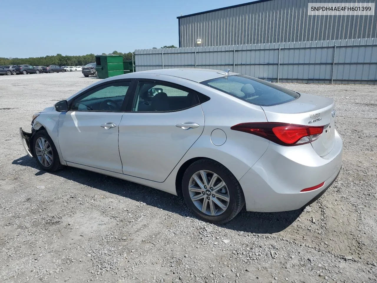 2015 Hyundai Elantra Se VIN: 5NPDH4AE4FH601399 Lot: 70300664