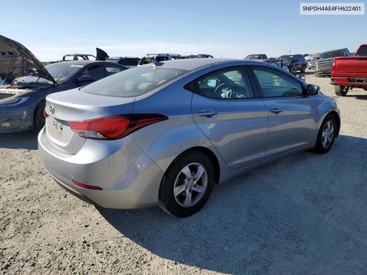 5NPDH4AE4FH622401 2015 Hyundai Elantra Se